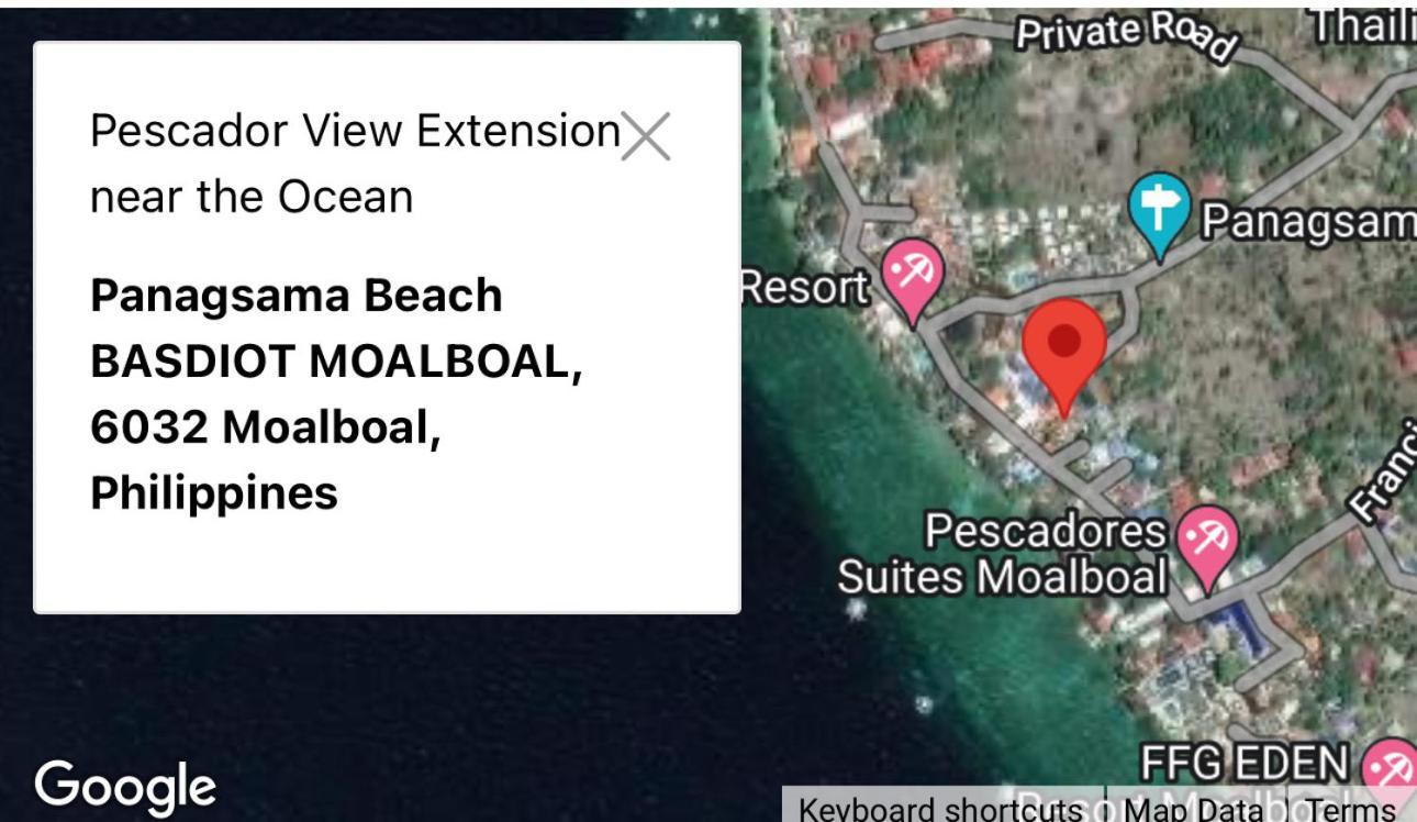 Pescador View - Beachfront & Nearby The Ocean Hostels & Restaurant Moalboal Cameră foto